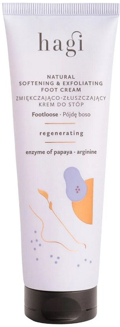 Krem këmbësh Soraya Hagi Footloose, zbutës dhe eksfoliues, me enzima papaje, 75ml