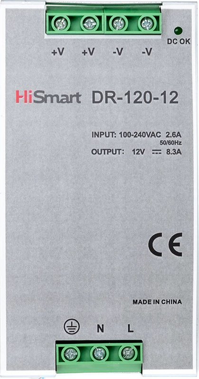 Furnizues energjie HiSmart DR-120-12, 120W, 12V 8.3A, gri