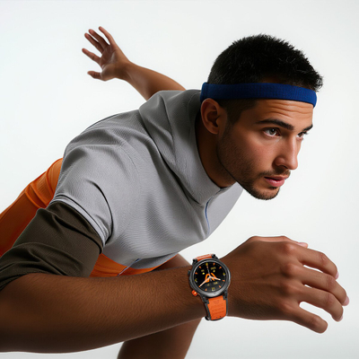 Smartwatch GepardWatches Weofly Conquer, AMOLED 1.43", IP68, portokalli