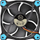 Ftohës Thermaltake Riing LED, 120 mm, i kaltër