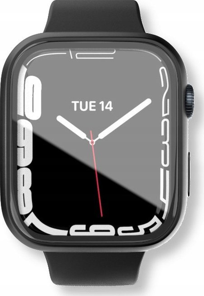 Mbrojtëse NEXT ONE Protective Case Shield, për Apple Watch 41mm, me xham të integruar, e zezë