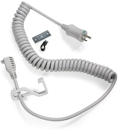 Komplet kabllo zgjatëse energjie Ergotron Coiled, 2.4 m, spirale, gri