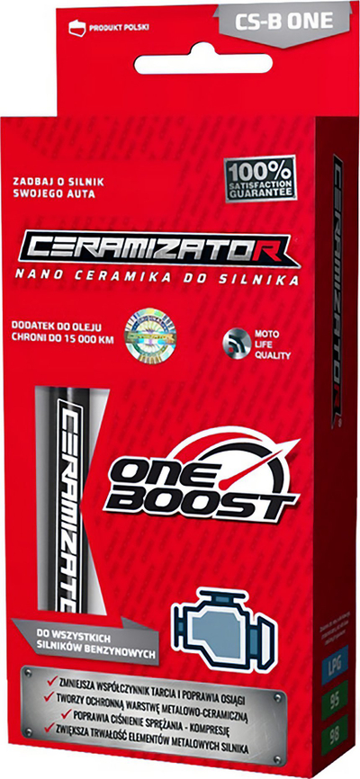Aditiv për motor benzine Ceramizer CS-B One Boost, nano grimca, mbrojtje ceramiko-metalike