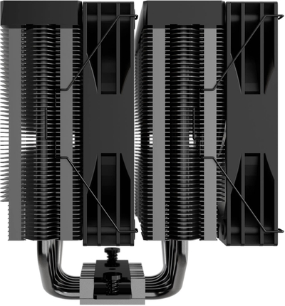 Ладилник за процесор Enermax ETS TD60 Digital, 2x120mm, за AM5 и LGA1851, црн