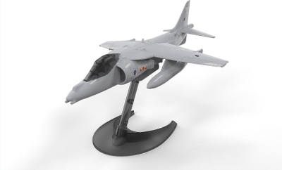 Пластичен модел авион Airfix Quickbuild Harrier Jump Jet, snap together, обоен, за деца 6+