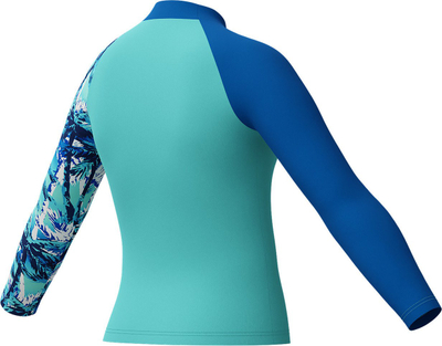 Bluzë rash për çuna Speedo, me mëngë t'gjata, UPF40+, blu