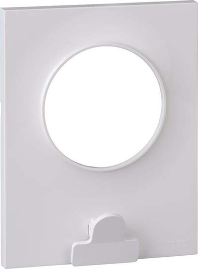 Kornizë 1-vendëshe Schneider Electric Odace S52P742, me klips, e bardhë