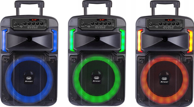 Портабилен звучник Trevi Xfest XF 370 KB, 25W, безжичен блутут, црн
