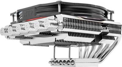 Ладилник за процесор Thermalright AXP-100RH, низок профил, 101mm PWM, црно и црвено