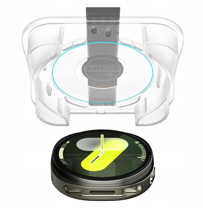 Mbrojtëse ekrani Spigen GlasTR EZ FIT për Galaxy Watch 8 40mm, xham i temperum, paketim 2 copë, transparent