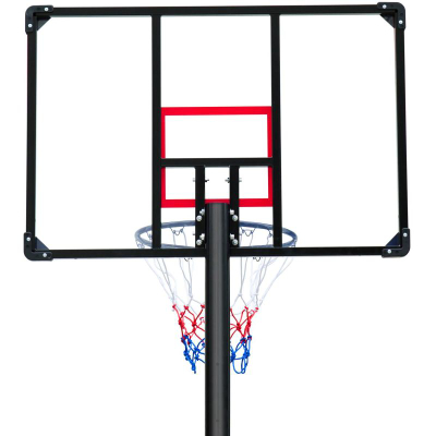Kosh basketbolli Enero Luxe, i rregullueshëm 2.25-3.05 m, portativ, i zi