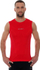 Bluzë për meshkuj Brubeck ATHLETIC, pa mëngë, madhësia XXL, e kuqe e errët (SL10190)