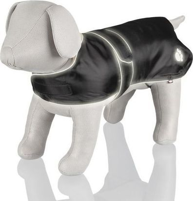 Pelerinë për qen Trixie Reflective (XS), 25cm, e zezë