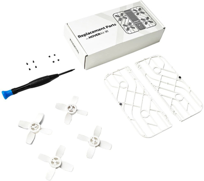 Set riparimi për dronin HOVERAir X1, helika dhe mbrojtëse anësore, i bardhë