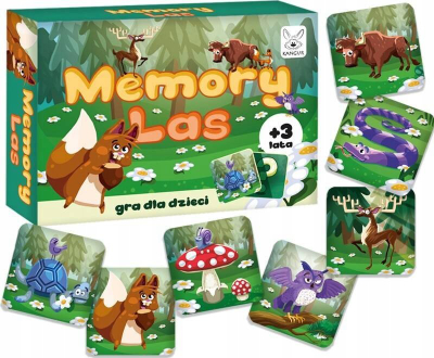 Loja memory Las Kangur, 24 elemente, për kalamaj, shumëngjyrëshe