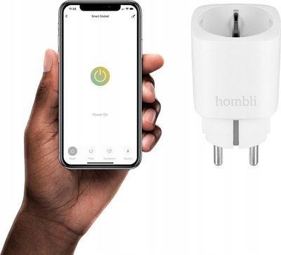 Prizë inteligjente Hombli Smart Socket, paketim 2+1, EU, e bardhë