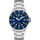 Часовник Emporio Armani AR11697 World Explorer Solar, 42mm, соларен хронограф, сребрен со сини детали