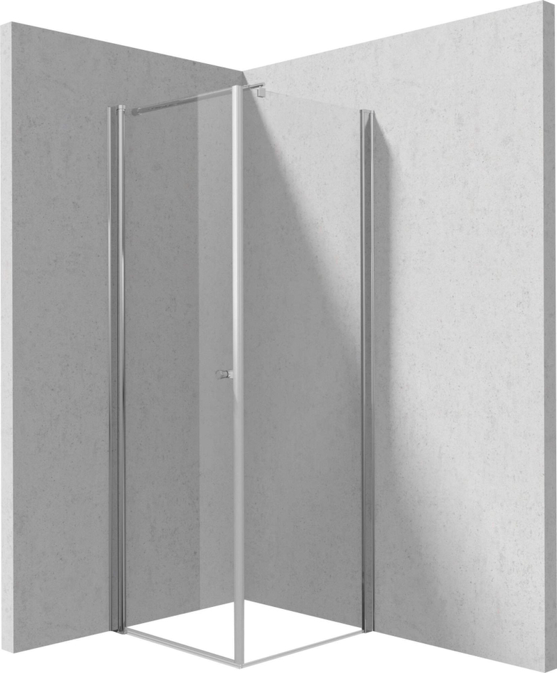 Kabinë dushi Deante KKN0W09S09, katrore 90x90 cm, xham 6 mm, krom