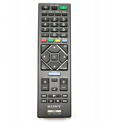 Telekomandë për TV Sony RMT-TB400U, infrakuqe, e zezë