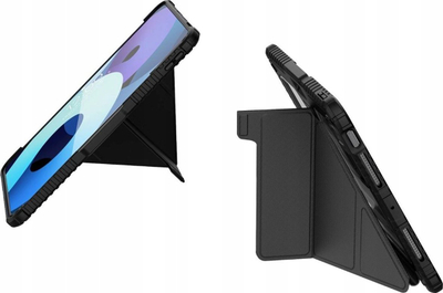 Kopertinë Nillkin për iPad Pro 11", me bumper, paloset dhe rri në këmbë, e zezë