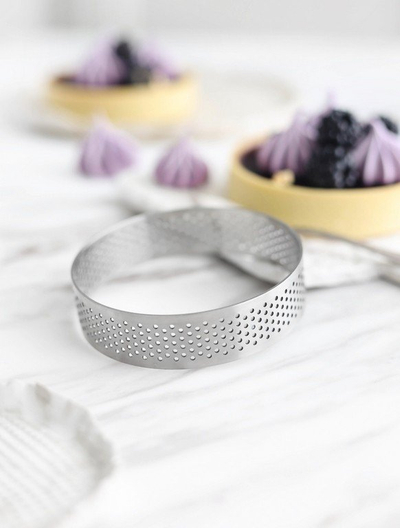 Rreth pjekje Patisse, 8cm, çelik inox, i shpuar