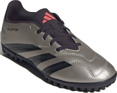Këpucë futbolli fëmijësh adidas Predator Club TF Jr IF6420, terren sintetik, taban gome, gri e zezë