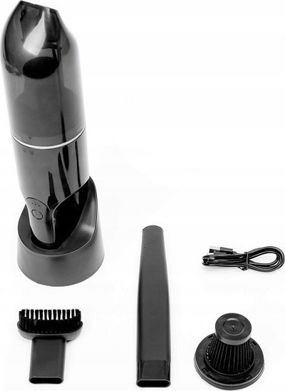 Fshesë dore për veturë Platinet Car Vacuum Cleaner, 2000mAh, 75W, gri