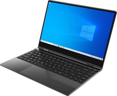 Laptop Umax VisionBook 14Wr Flex (UMM220V40), 14.1\", Full HD, Intel Celeron N4120, 4GB RAM, 128GB SSD, Windows 10 Pro, gri