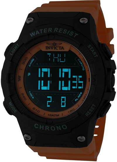 Orë për meshkuj Invicta Racing 48050, portokalli