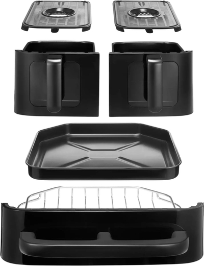Fryer ajri Cuisinart AFT13XBLE, 13.6L, 2400W, i zi
