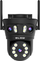 Kamerë sigurie WiFi Blow I-338, IP 8MP, me 3 lente PTZ, e zezë