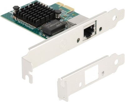 Kartë rrjeti Delock PCI Express x1, 1x RJ45, Gigabit Ethernet