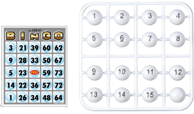 Loja tavoline Family Game Bingo Lottery Machine, 80 topa, 20 karta