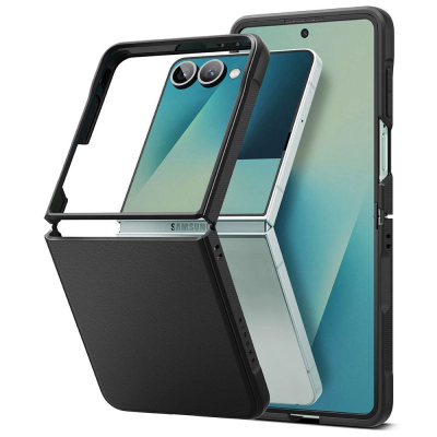 Mbulesë telefoni Ringke Onyx Magnetic, për Samsung Galaxy Z Flip 7, MagSafe, e zezë