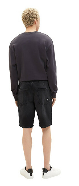 Pantallona të shkurtë Tom Tailor Loose Fit, të zi