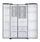 Frigorifer Samsung RS68N8240S9/EF, 617L, A+, i hirtë/metalik + Mikser Tefal Wizzo
