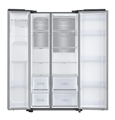 Frigorifer Samsung RS68N8240S9/EF, 617L, A+, i hirtë/metalik + Mikser Tefal Wizzo