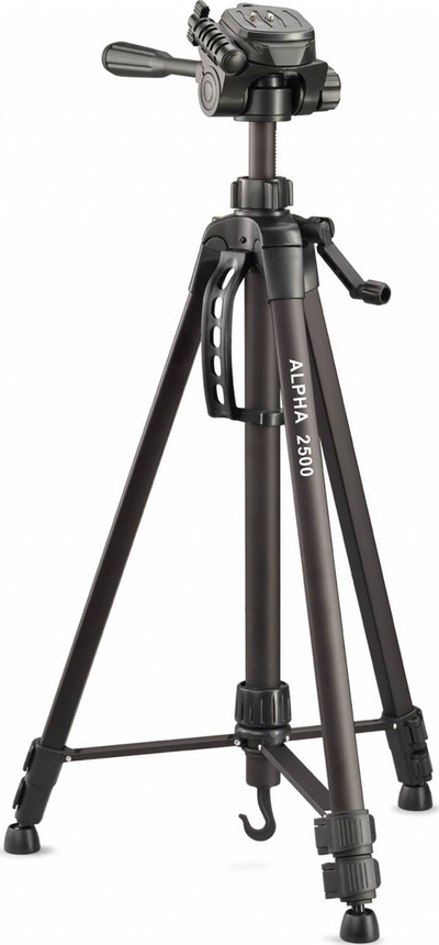 Tripod për telefon Cullmann Alpha 2500 Mobile BT, lartësia 63–165 cm, mban deri 2.5 kg, i zi