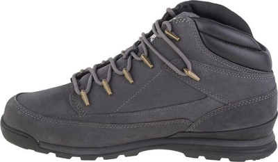 Çizme burra Timberland Euro Rock WR Basic 0A2KXJ, lëkurë natyrale, të papërshkueshme nga uji, gri