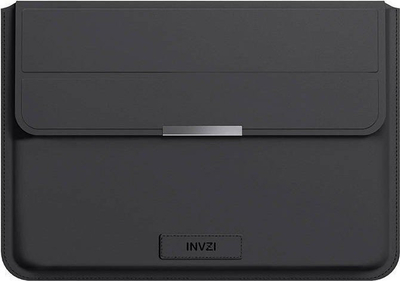 Këllëf laptopi INVZI CA122 për MacBook Pro / Air 15-16", me qëndrim, ngjyrë e zezë