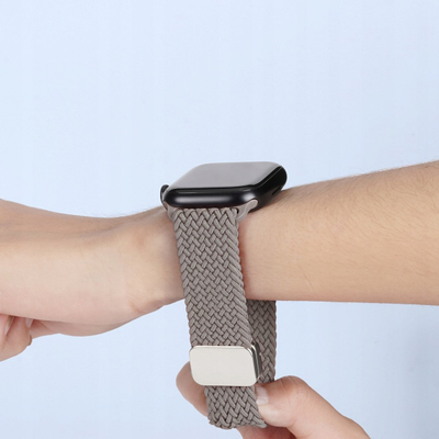 Ремче за часовник Dux Ducis Mixture Pro, Apple Watch 42 44 45 49 mm, најлон, сиво