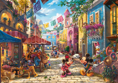 Puzzle Schmidt Disney Mickey &amp; Minnie in Mexico, 6000 copa, premium, shumëngjyrësh