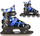 Patina inline Nils Extreme NH18366A, e rregullueshme 39-42, shinë e ndërrueshme, zi blu