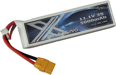 Bateri LiPo Amewi RC, 5000mAh, 11.1V 40C, XT90