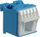 Bllok vetështrëngues Hager QuickConnect KN06N, 63A, 6 dalje, blu