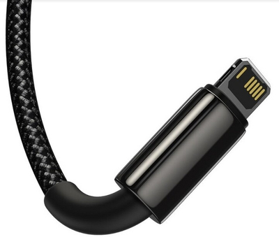 Kabllo karikuese BASEUS Superior 3në1, USB-A - USB-C / micro USB / Lightning, 1.5m, e zezë