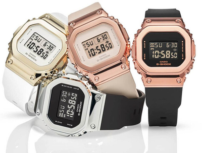 Orë për femra Casio The G/G-SHOCK GM-S5600PG-4ER (322), bezhë