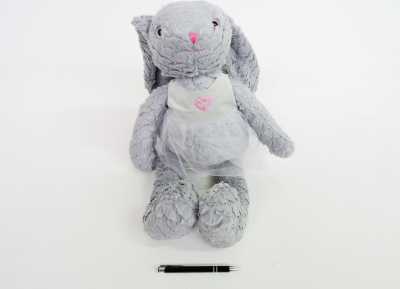 Lepurush lodër Tulilo Mascot Bunny Rózia, 32 cm, gri