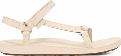 Sandale për goca Teva Original Universal Slim Lea, nr 41, ngjyrë bezhë e çelët