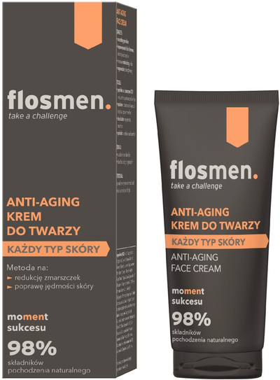 Kрем за лице Floslek Flosmen Anti Aging, за сите типови кожа, 50 ml